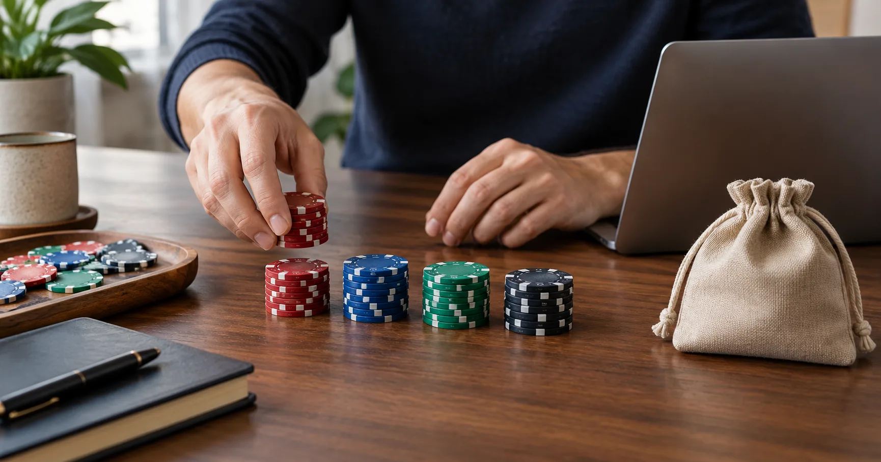 Illustration for how to set gambling bankroll: Make Your Limit Come First